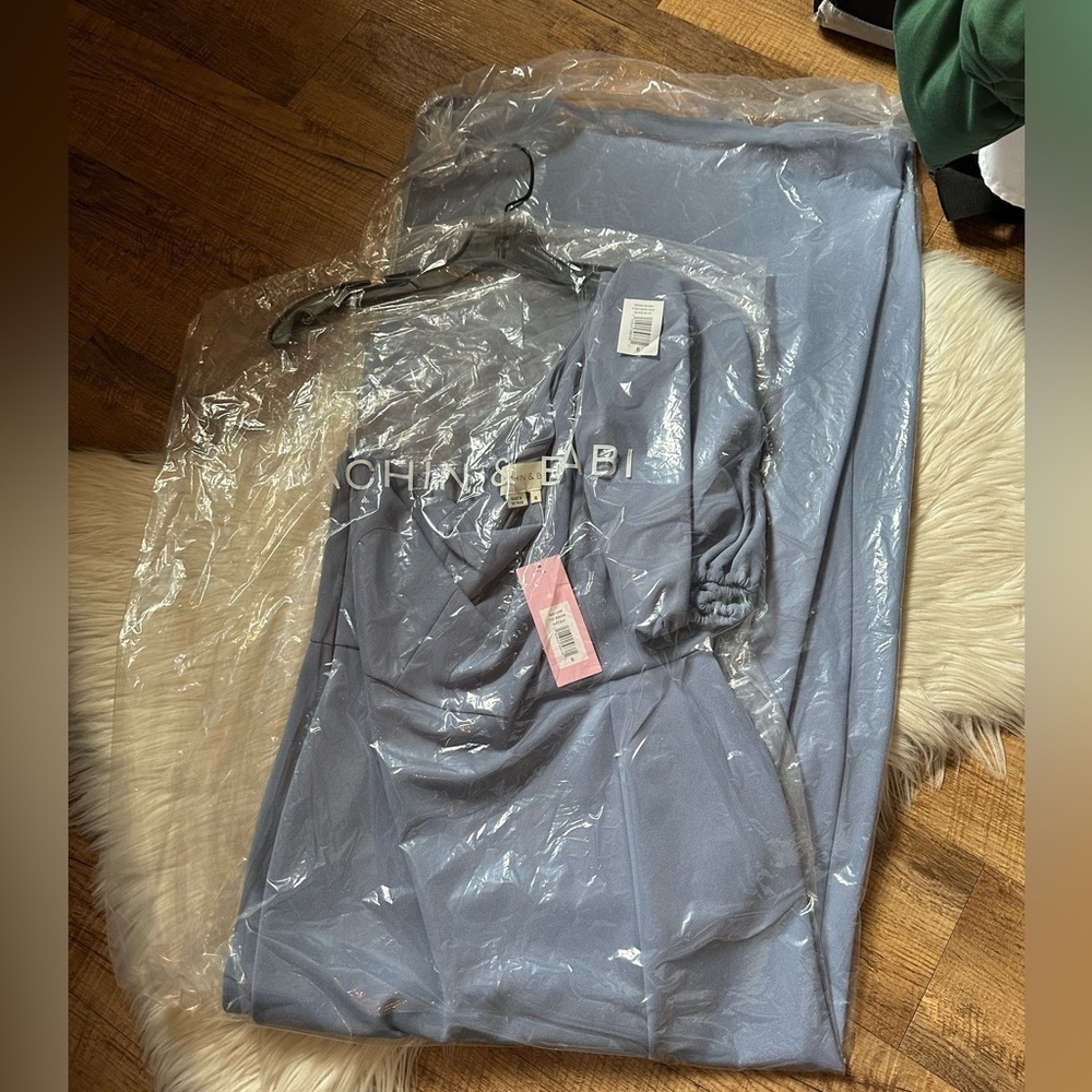 SACHIN + BABI Nadia Gown In Slate Blue - Picture 5 of 6